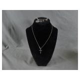 Necklace marked 925, bracelet marked sterling