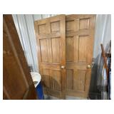 (3) wood doors