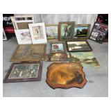 Various Framed Art work