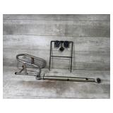 Wheel Chock, Metal Target, Top Link