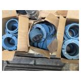 Cast iron toque set closet flanges