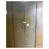Metal Storage Cabinet/ 37 x 18 x 78