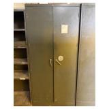 Metal Storage Cabinet/ 37 x 18 x 78