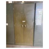Metal Storage Cabinet/ 37 x 18 x 78