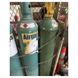 Compressed gas tank and oxygen tank