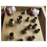 Brass ball valves, fittings