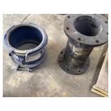 Range coupling, flanged pipe fitting