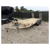 1993 HURS 15Ft Equipment Trailer