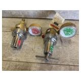 200 psig maximum inlet pressure gauge
