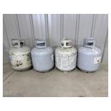 Empty propane tanks