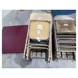 Card table and 20 chairs
