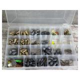 Fishing tackle, bell sinkers, hooks