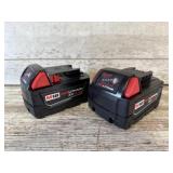 (2) Milwaukee M18 XC4.0 Batteries - New