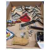 Army patches and pins lot