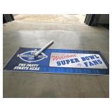 (2) Large Super Bowl Banners