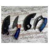 Damascus knives