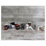 Mugs, Harley Davidson Napkin Dispenser, Glass