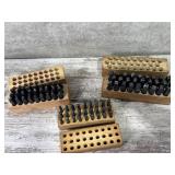 Steel letter stamps