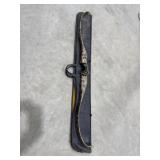 Long bow covered in camo tape