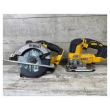 Dewalt 20V Max Circular Saw & XR Jigsaw
