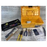 Toolbox with tools