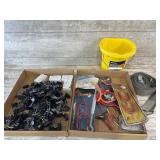 Strap, tool hooks, clips