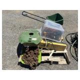 Chain, Seed Spreader, Saw Horses, Cords