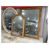 Three Various Size Mirrors