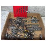 End mills, drill bits