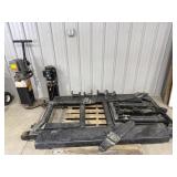 Hydraulic car lift 54ï¿½ total lift with 110 pump