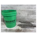 Metal Drill Bits and Menards Bucket