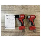 Milwaukee M18 Drill & Impact Driver - New