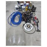 Air hose tools cleaning supplies windshield and