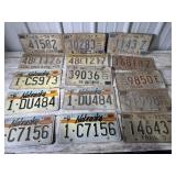 Vintage license plates