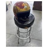 Helmet, Harley Davidson stool