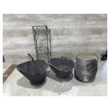 Ash Buckets, Wood Holder, Plants Stand