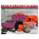 (3) Tubs of Hunting Gear