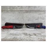 (2) Fixed Blade Knives