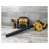 Dewalt 20V Max Blower, Flashlight, Speaker
