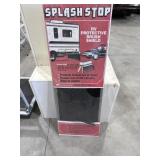Splash stop for RV