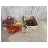 Scrap copper and cord lot