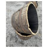 Whiskey Barrel Flower Planters