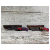 (2) Fixed Blade Knives