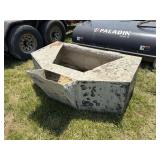 Concrete skid steer attachment