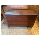 Wood Trunk on caster