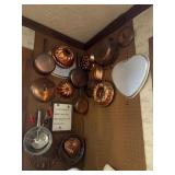 Copper Pans and Wall Decor