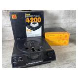 Kodak projector, screen and trays