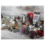Glassware, teapot, miscellaneous