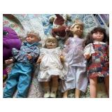 Barney, baby dolls