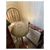 Globe, Chair, Easel